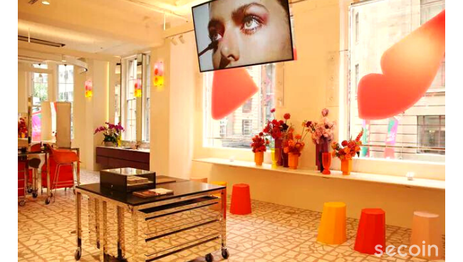 Secoin Irregular Stone Terrazzo Tiles Featured in a Luxury Cosmetics Store Chain in Australia